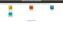 Tablet Screenshot of moorecareassistedliving.com
